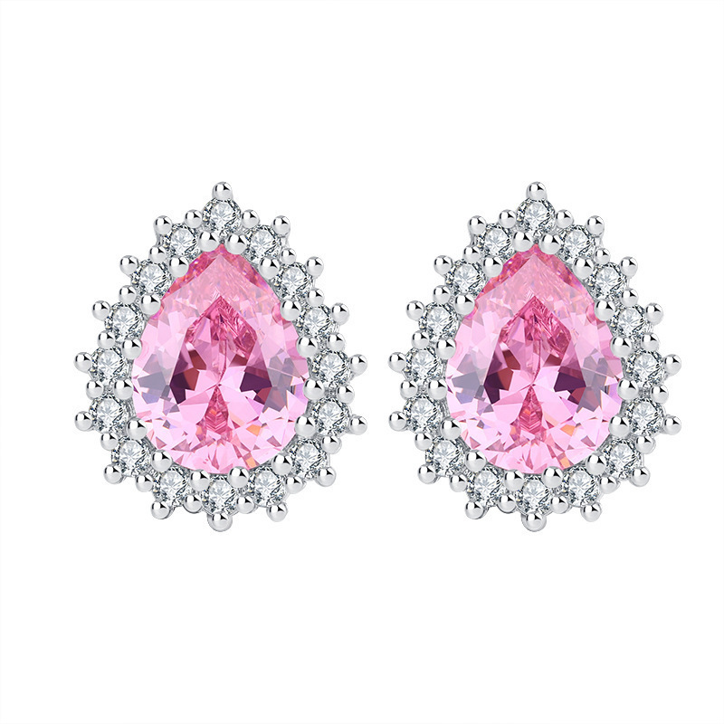 E13 water drop pink diamond