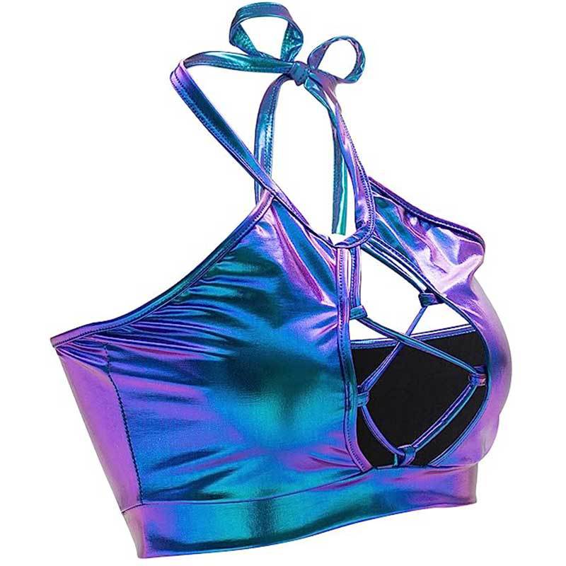 Colorful Blue Tank Top 1
