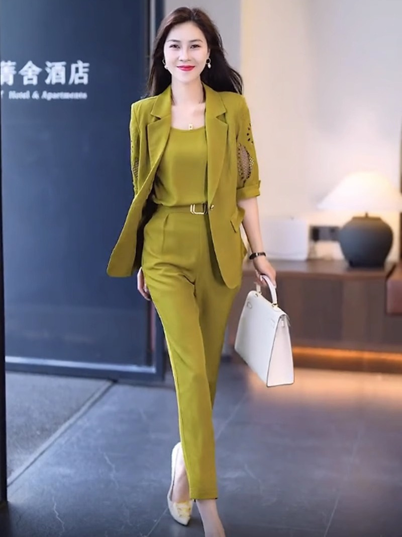 Title 9, İş Takım Elbisesi Kısa Kollu Şalvar Pantolon İn...