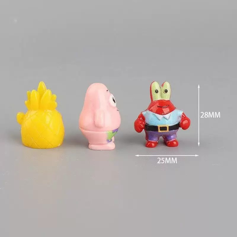 Creative and cute SpongeBob SquarePants figurines, car ornaments, decorative accessories, and small desk decorations for your car
