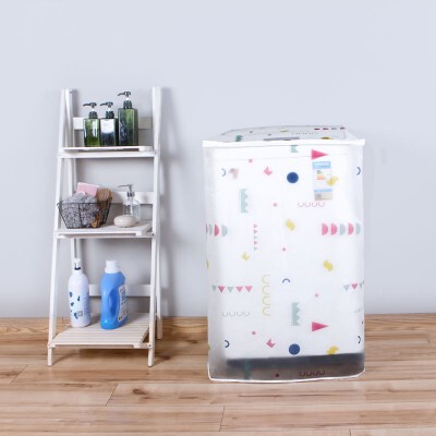 Washing Machine cover washing machine waterproof sunscreen cover automatic washing machine cover universal dust cover cloth (straight)
