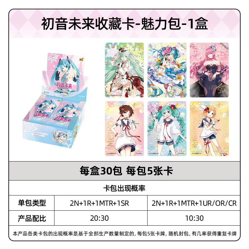 Hatsune Miku Card Charming First See Pack Birthday Melody Youth…