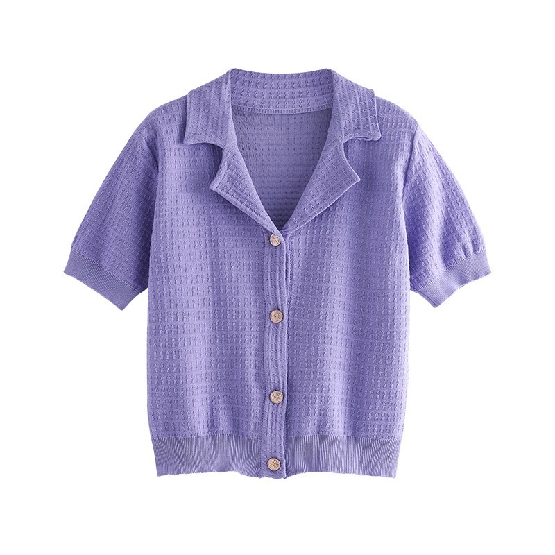 Spring knitted thin sweater