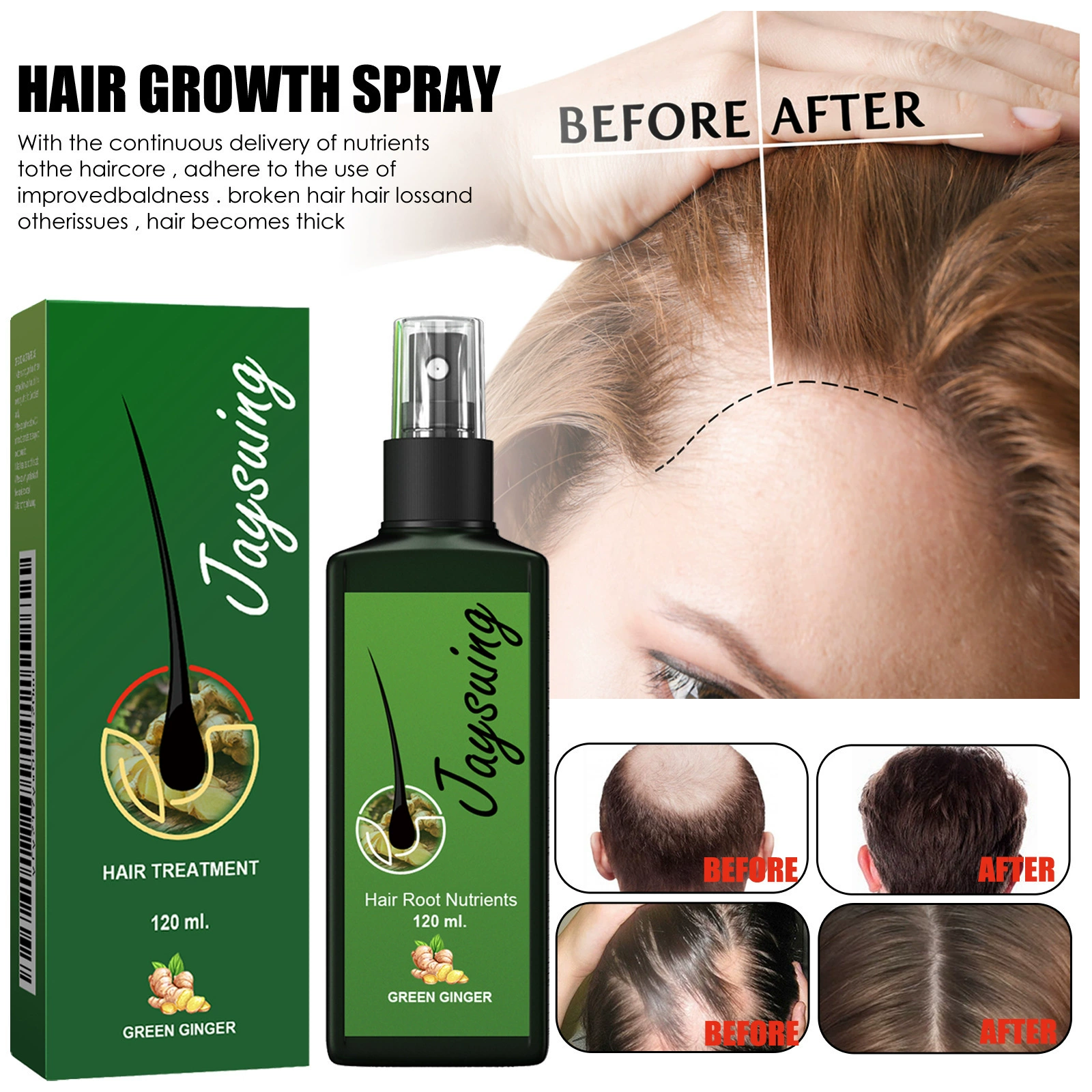 Jaysuing Уход за волосами Жидкость для волос Сильные волосы Питание для волос Корни для восстановления волос Кожа кожи головы Массаж питательный раствор