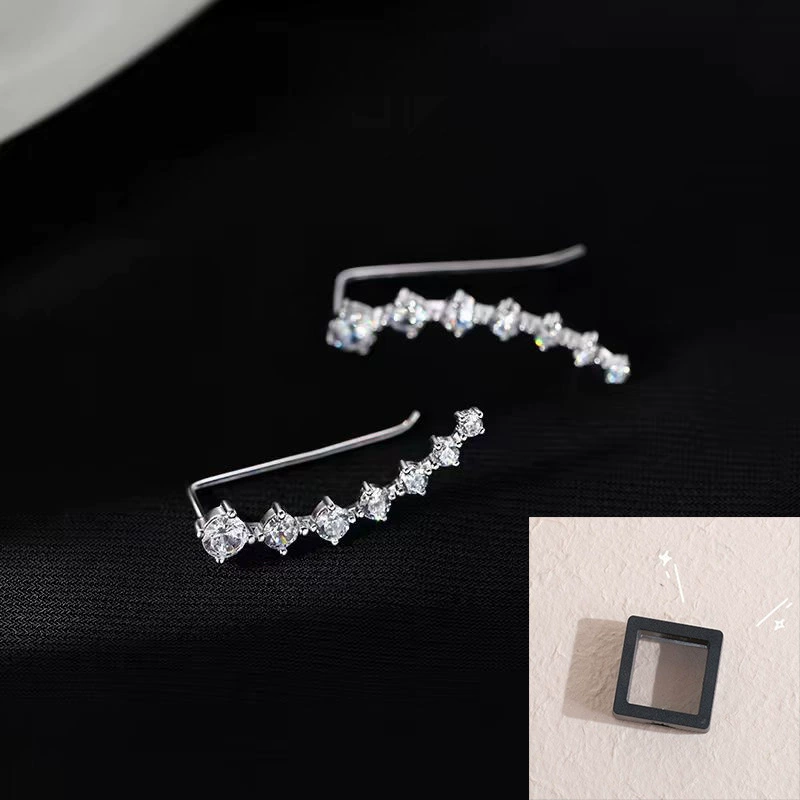 Серьги из циркония A133, компактный дизайн, легкая роскошь, 3,58 см