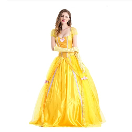 Halloween costume cross-border wholesale Beauty and the Beast Belle Princess Belle dress cosplay dropshipping
