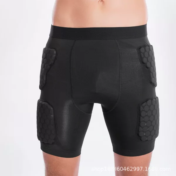 Basketball Skiing Honeycomb Crash Shorts Rugby Crash Tight Shorts Equipment