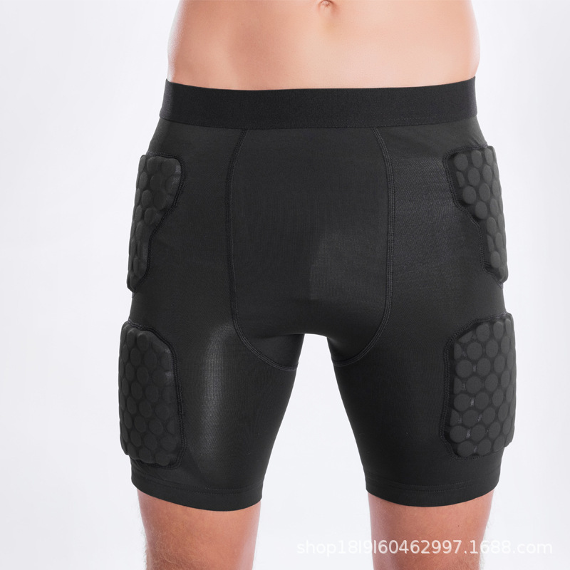 Basketball Skiing Honeycomb Crash Shorts Rugby Crash Tight Shorts Equipment