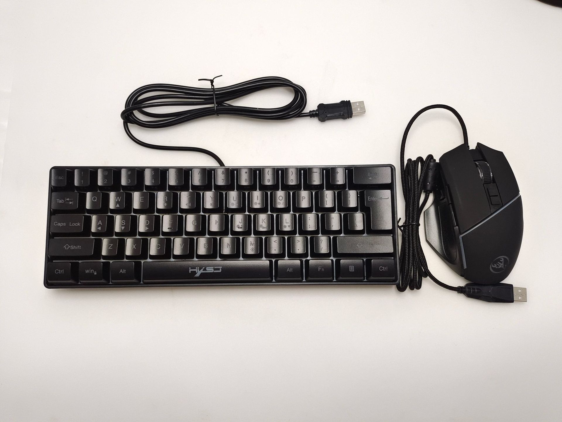Nouveau clavier filaire 61 touches avec souris de jeu éclairée et clavier de jeu de bureau_voghion.com
