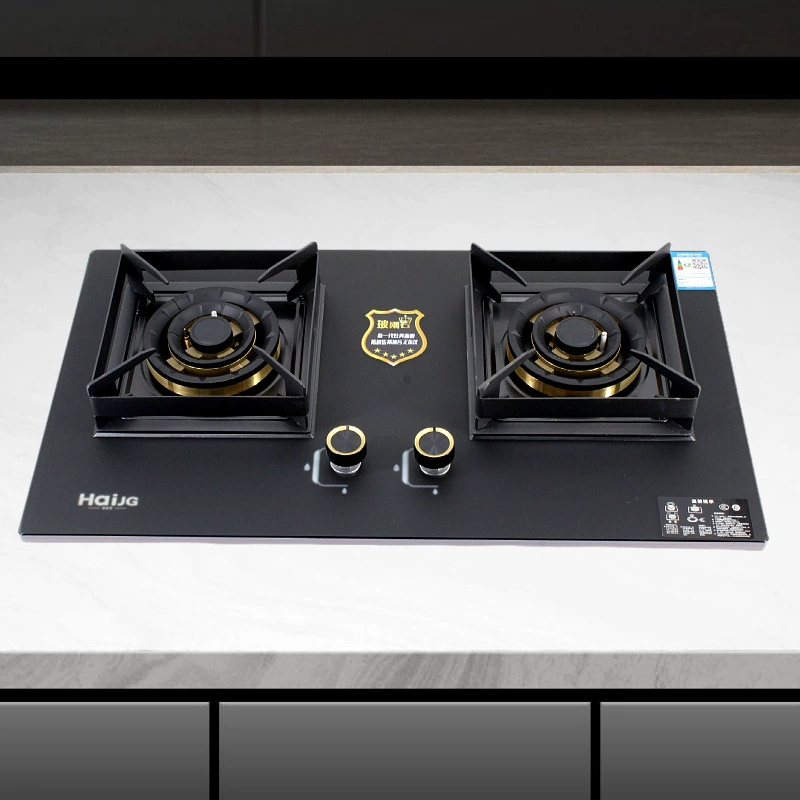 Газовая двухконфорочная плита с тремя кольцевыми конфорками из матового стекла от производителя, в наличии, с высокой мощностью огня, встраиваемая плита с сильным пламенем для домашнего использования.