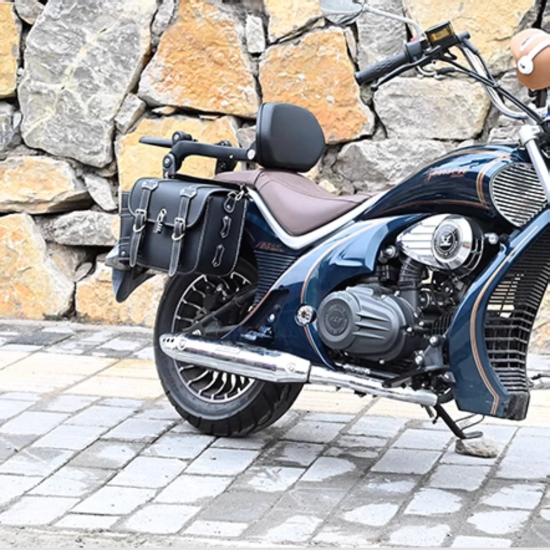 Suitable for Zongshen Yomi YOMI modified bumper guard bar folding rear backrest rear shelf side bag fender accessories