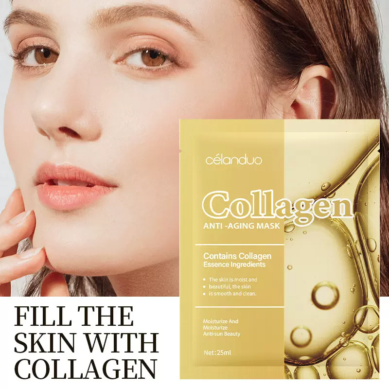 celanduo胶原蛋白补水滋润贴片面膜facial mask跨境外贸厂家批发