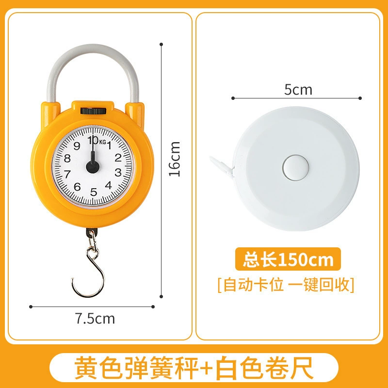 Factory direct sales small high-precision portable household portable electronic scale small hook scale spring scale
