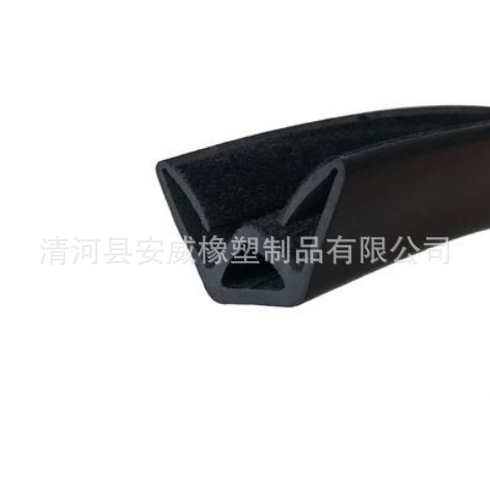 三元乙丙橡胶条U型玻璃滑槽防尘防撞密封条