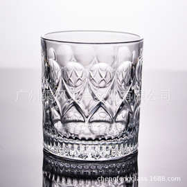 630ml玻璃杯威士忌酒杯洋酒杯玻璃啤酒杯家用水杯古典威士忌酒杯