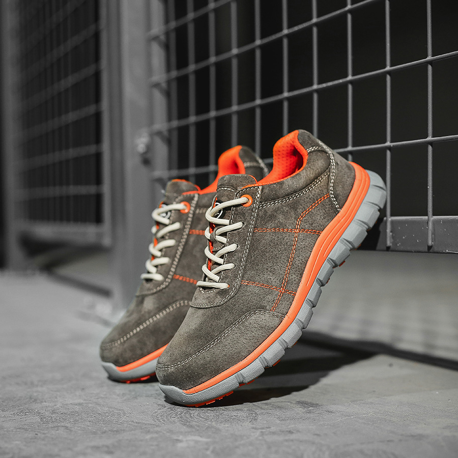 羿科60725890超轻炫彩防滑安全鞋