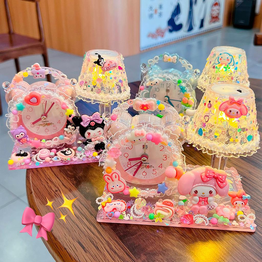 크리스탈 크림 접착제 DIY 소재 가방 알람 시계 야간 조명 테이블 여자 아이들을 보내 가벼운 재미를 데리러
