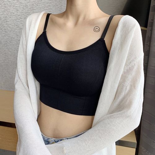 Cross-border 646 bra for girls with beautiful back, adjustable shoulder straps, sports gathering, anti-exposure, no rims tube top