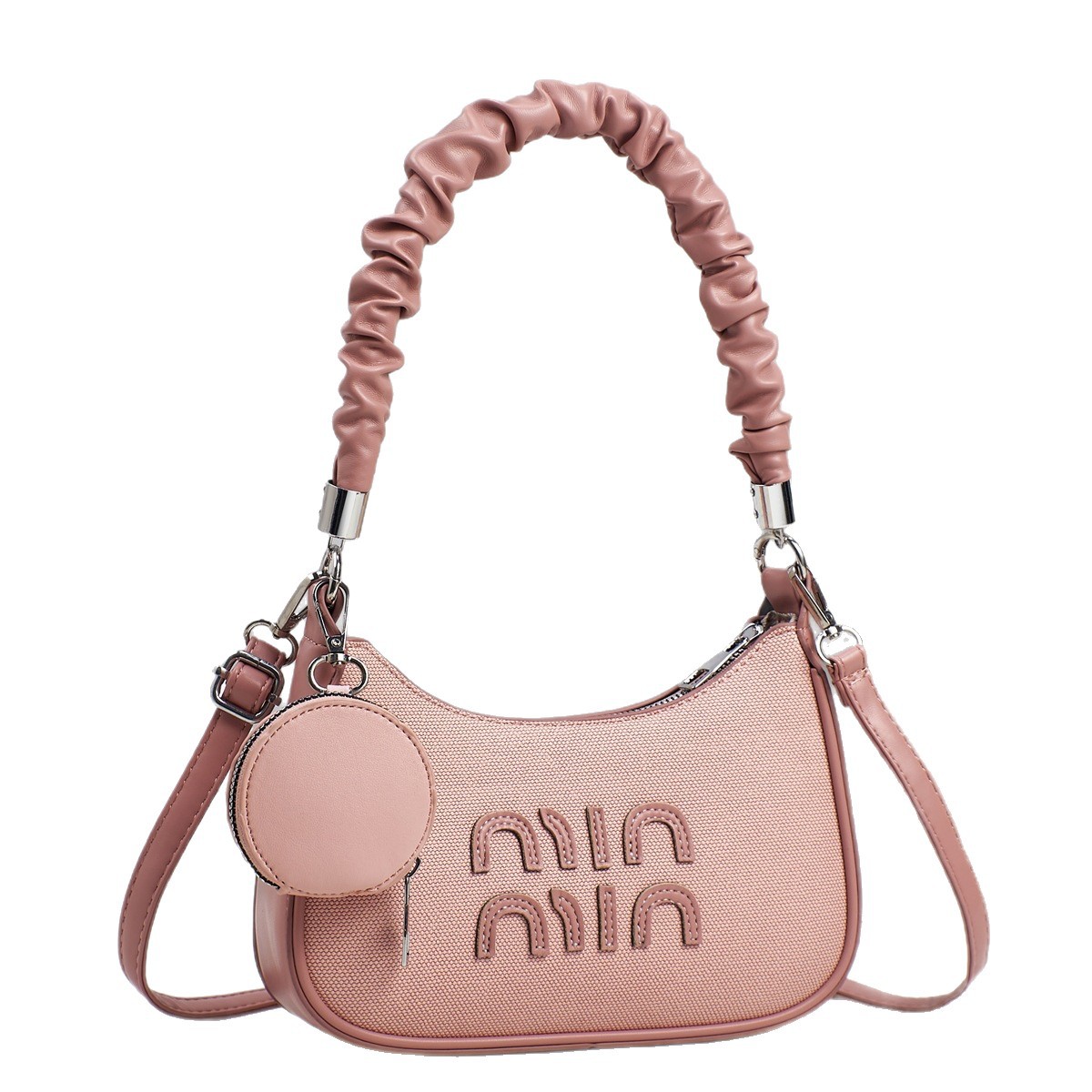 Bolso femenino de alta calidad práctico de gran capacidad para mujer bolso de bola de masa para mujer 2025 nuevo bolso de mensajero de un solo hombro