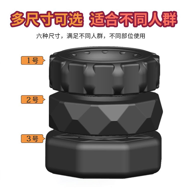 Liquid Silicone Locking Ring with Wheel-Type Precision Adjustment for Delay — detail image 10