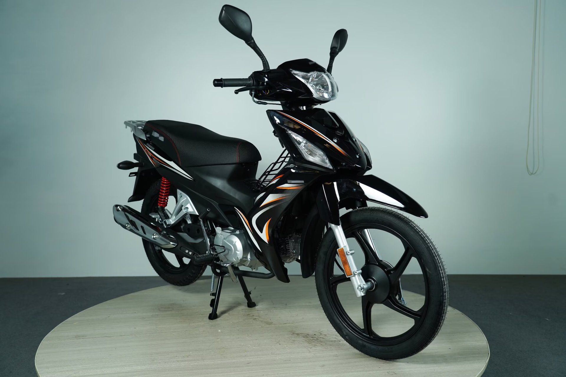 Cross-Border Kavaki Two-Wheeled Fuel-Powered Motorcycle, Vintage Underbone Motorcycle, Kawasaki Fuel-Efficient Two-Wheeler