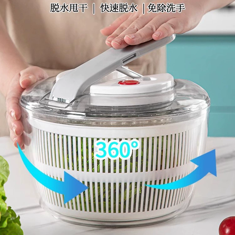 Овощной пресс Дегидратор Сушилка для салата Овощной бассейн Устройство слива воды Ручное обезвоживание фруктов Артефакт