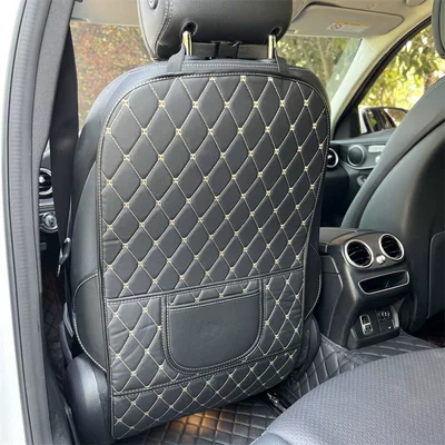 and Anti-Dirt Pad, Chair back anti-kick pad - no-accessories-black-long-anti-kick-pad-single