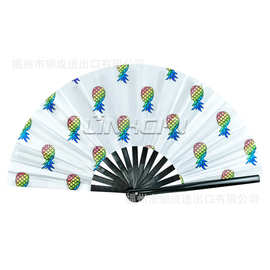 折扇定 做便携折叠扇跨境亚马逊爆款竹扇竹骨塑料骨扇子厂家批发