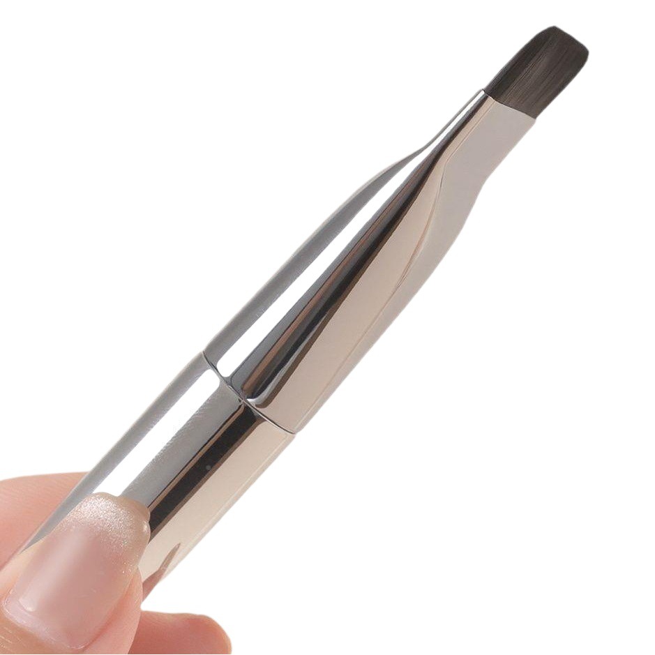 Cepillo de base de una línea de cabeza plana sin costuras no comer polvo impecable cepillo corrector de piel desnuda Cangzhou cepillo de maquillaje al por mayor