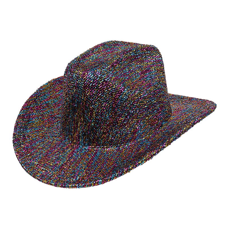 Color negro de sombrero único