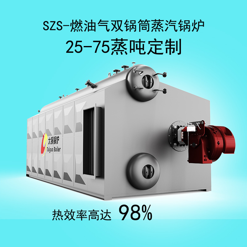 Factory Direct Power Generation Centralized Heating Chemical Heating Food Production Gas Double Drum Steam Boiler Factory Direct Power Generation Centralized Heating Chemical Heating Food Production Gas Double Drum Steam Boiler