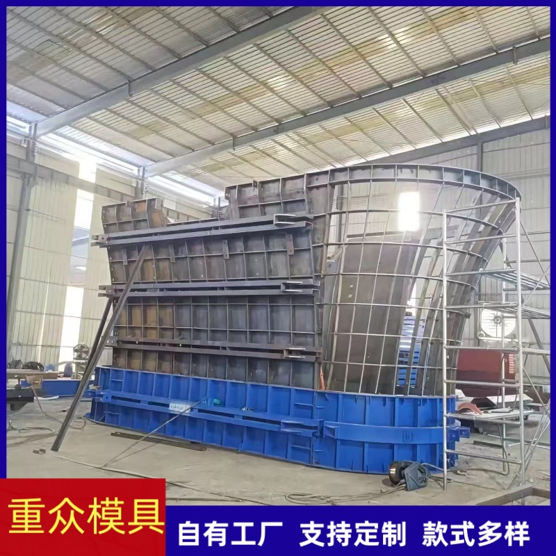 高铁墩柱钢模板 高铁桥梁墩柱模板 桥梁墩柱模具