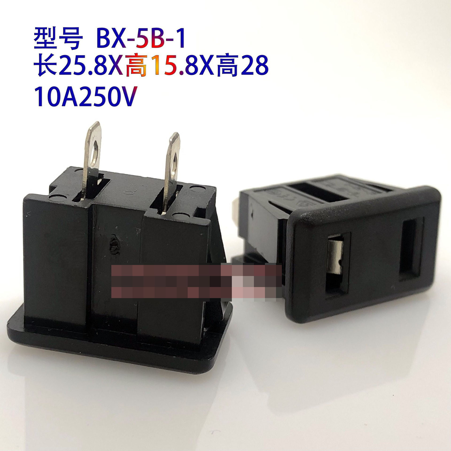 厂家供应AC电源插座 国标座 八字座转换座 品字座梅花座 BX-5B-1