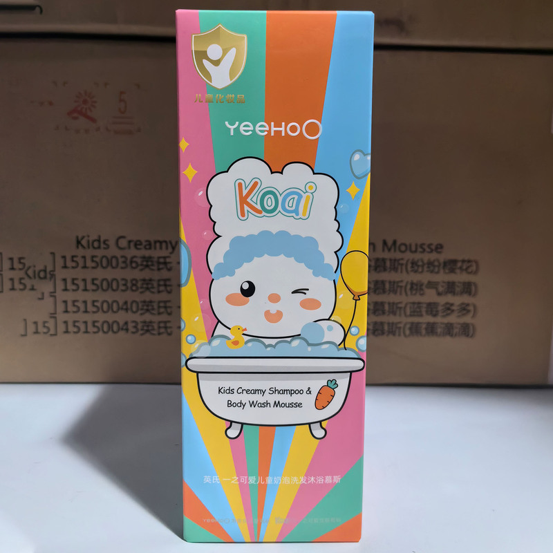 【6月28日使用期限】インシーチルドレンズ ミルクフォームムース シャンプー＆ボディウォッシュ 2in1 350ml|undefined