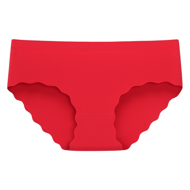 Ropa interior de niña Pantalones cortos delgados de mujer cómodos y transpirables de cintura media calzoncillos de estudiante de niña sin costuras antibacteriano más tamaño