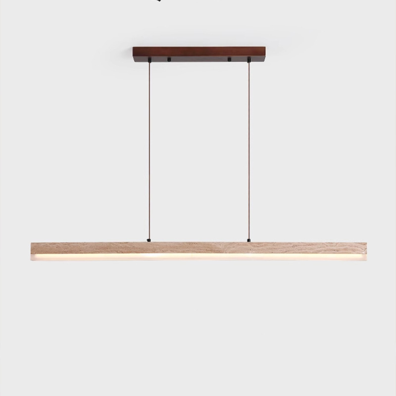 Minimalist Restaurant Chandelier Yellow Travertine Walnut Long Dining Table Tea Room Lamps Chinese Retro Style Lantern Minimalist Restaurant Chandelier Yellow Travertine Walnut Long Dining Table Tea Room Lamps Chinese Retro Style Lantern