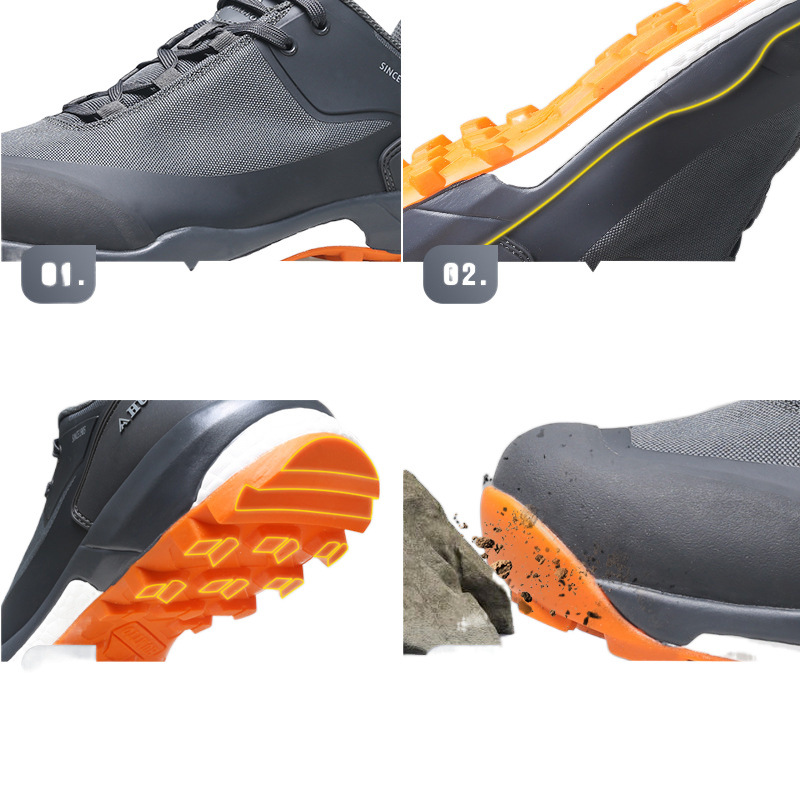 Zapatos de senderismo para hombres en la primavera de 2025, zapatos deportivos ligeros y transpirables, zapatos casuales de fondo suave, zapatos antideslizantes para hombres al aire libre