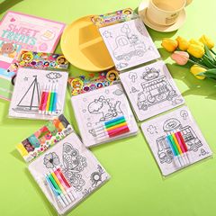 メーカー卸売りDIY益智玩具三連パズル三連色パズルセット水彩画対外貿易新商品