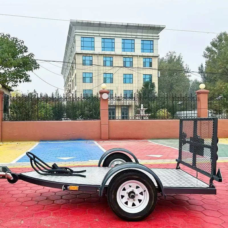 Трейлер для мотоциклов может быть указан задним прицепом для мотоциклов