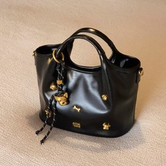 南风chio2ndパン子犬ハイドパークトートバッグレディース高级感ハンディシングルショルダーバッグ