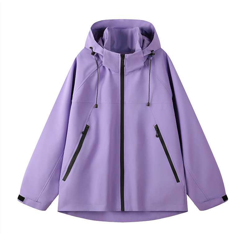Herren Herbst Herren Kapuzenjacke Winddicht und Wasserdicht Sturm Pärchen Lockere Freizeitjacke Trendy Top_voghion.com