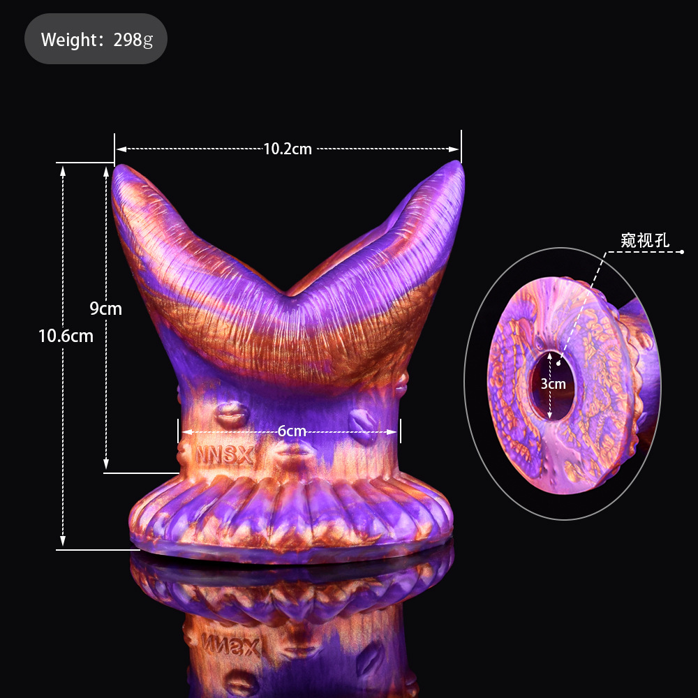 Adulto sexo anal plug Peep Yin dispositivo dilatador desgaste al aire libre de silicona hueco SM pareja entrenamiento estimulación