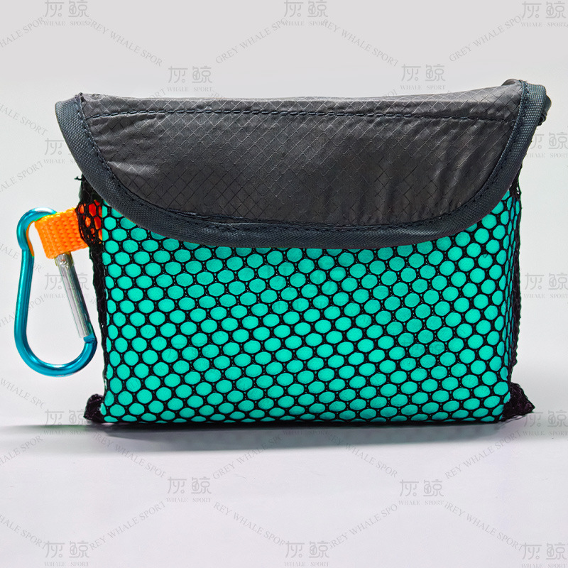 제이드 블루 나일론 백