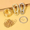 Golden keychain, accessory, wholesale