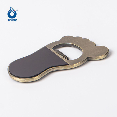 Large Foot Fridge Magnet Bottle Opener Creative Retro Metal Travel Souvenir Multi-function Beer Can Opener Wholesale