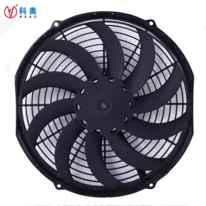 Avtomobil kondisioner soyutma ventilyatoru 12 düymlük universal radiator elektron ventilyatoru