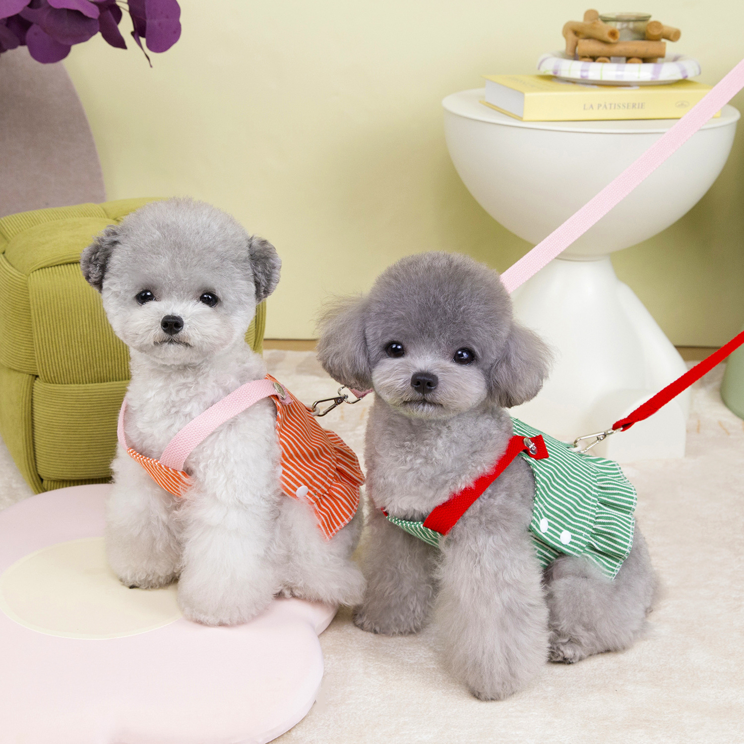 Adjustable Pet Harness Leash Suit For Dogs Outdoor Outings Suitable All Sizes Pets_voghion.com