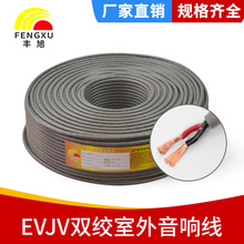 厂家直销国标EVJV双绞室外音响线无氧铜工程音箱喇叭线EVJV2/4芯
