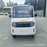 Заводской парк электрический транспортный грузовик для взрослых закрытый четырехколесный грузовой транспортный грузовик электрический бортовой грузовик