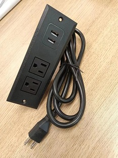 American Standard Socket Furniture Bedside Bookshelf American Plug-In Embedded USB Power Plug-In Board Ul American Standard Power Supply